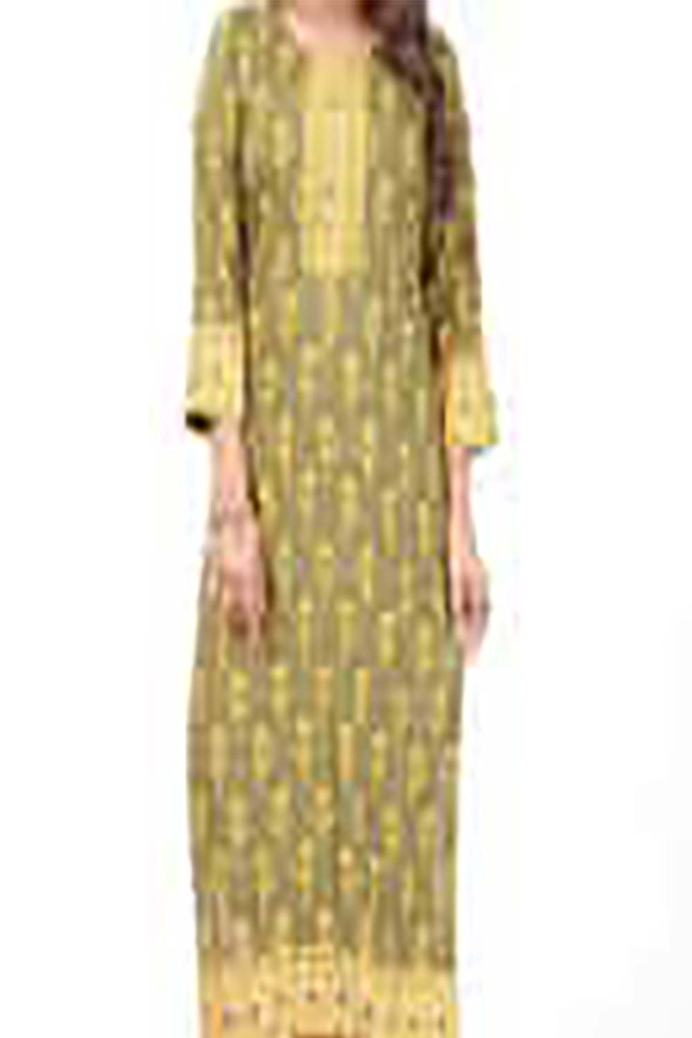 Mustard Cotton Churidar Leggings