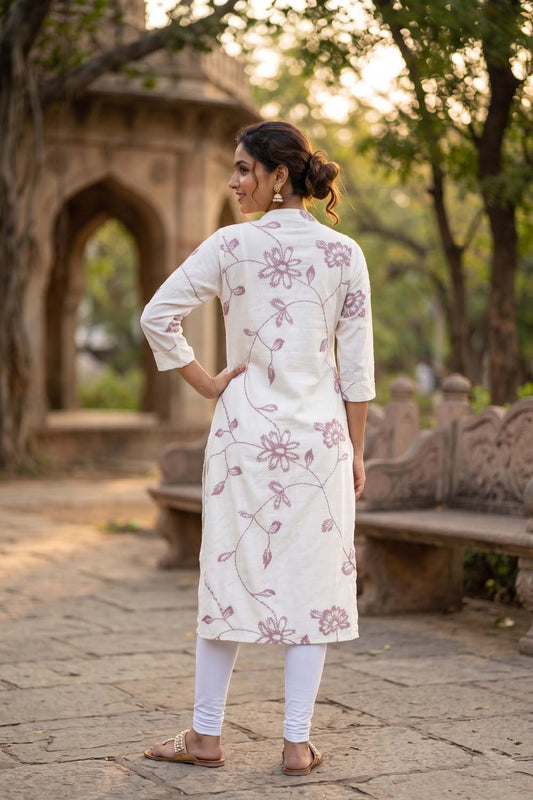 Onion Straight Kurti
