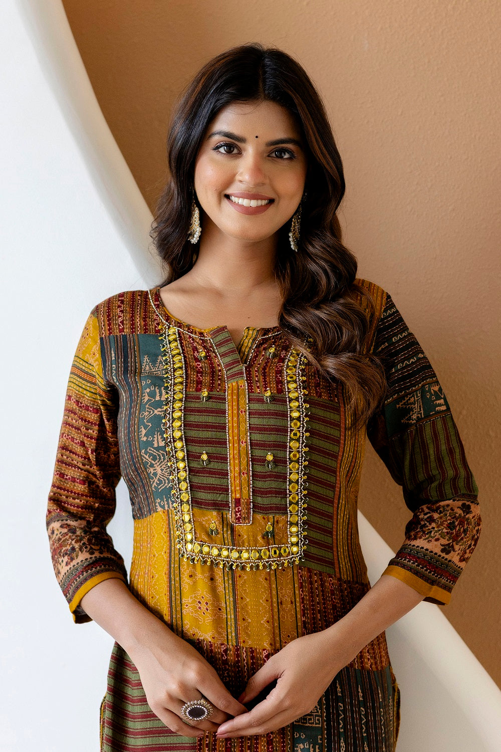 Musterd Rayon Straight Cut Kurti