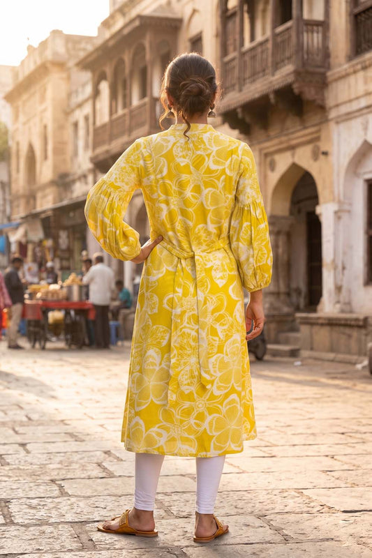 Light Green Aline Kurti