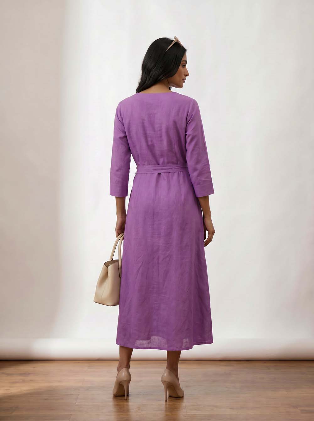 Lavendar Style Long One Piece Dress