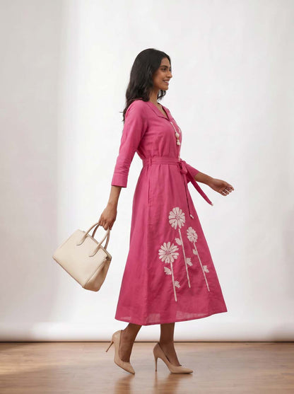 Onion Style Long One Piece Dress