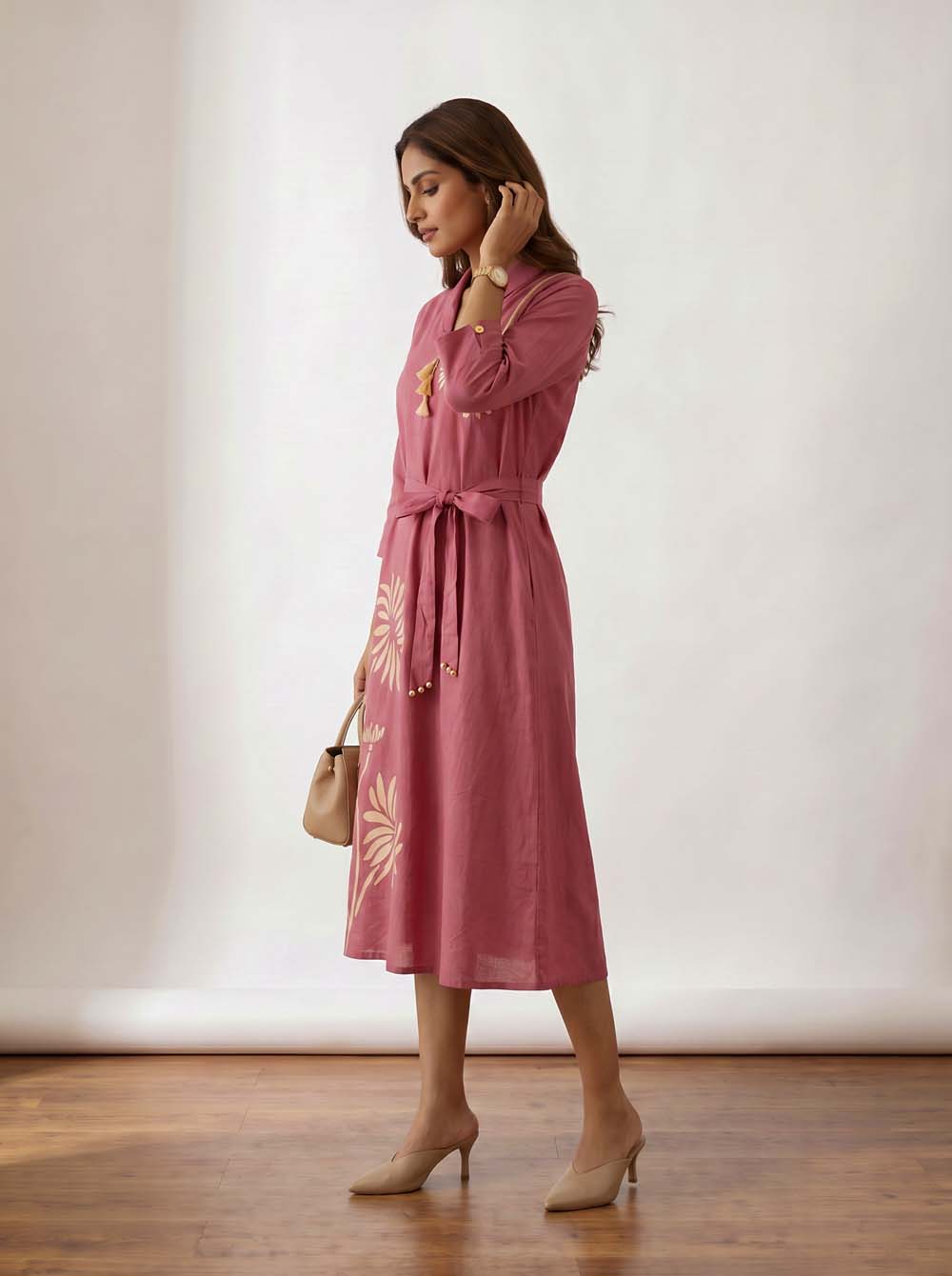 Onion Style Long One Piece Dress