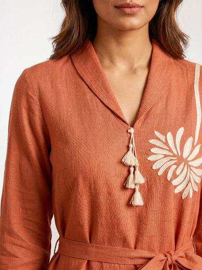 Onion Style Long One Piece Dress