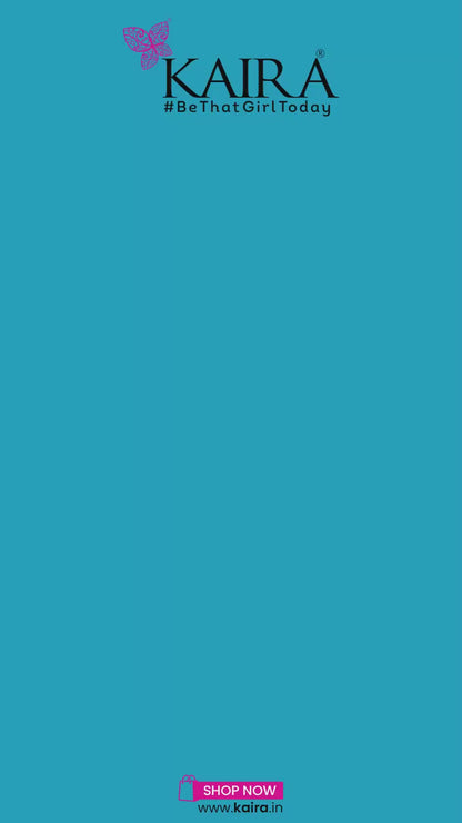 Rama Green Chinon Kurti Skirt 3 Pieces Set