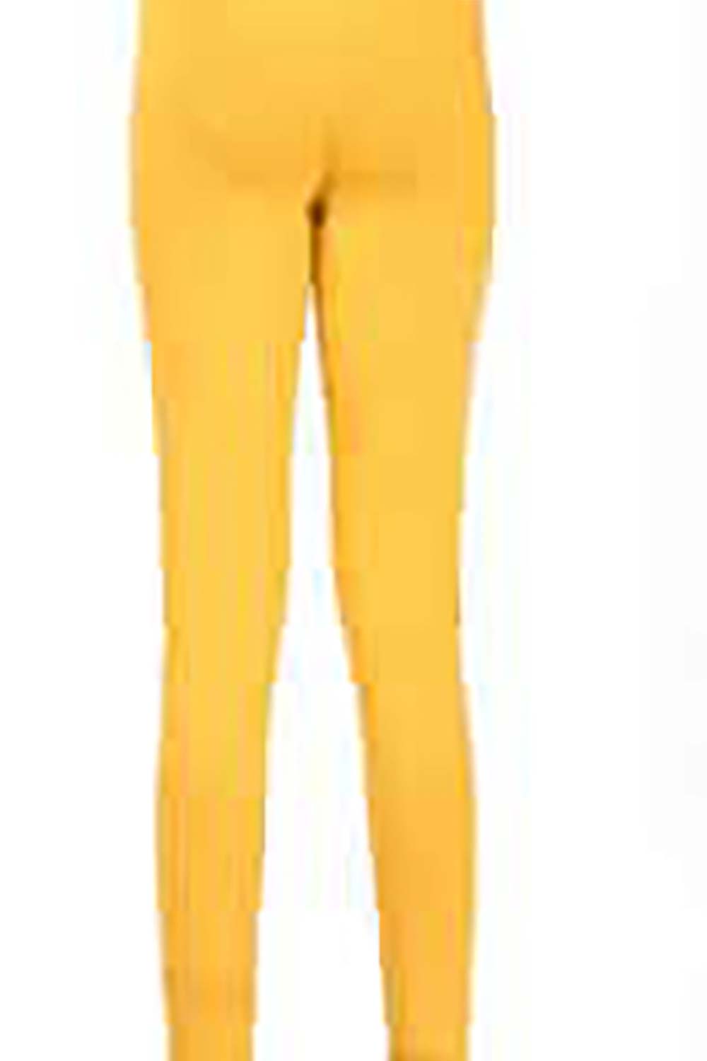 Mustard Cotton Churidar Leggings