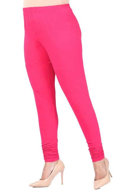 Rani Pink Cotton Churidar Leggings