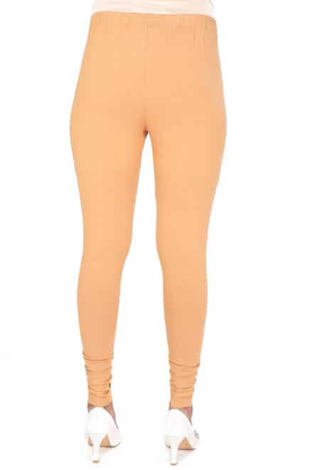 AURELIA Women Peach-Coloured Solid Ankle Length Leggings Price in India,  Full Specifications & Offers | DTashion.com