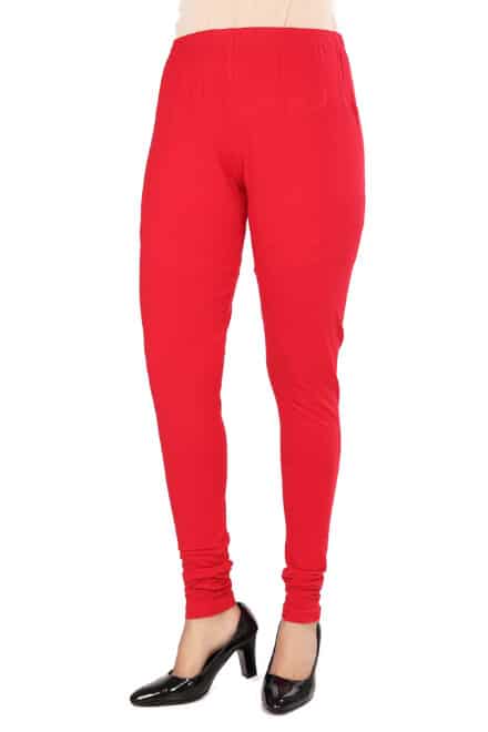 YELETE Women's Plus Size Capri Cropped Solid Color Leggings-Bright Red at  Amazon Women's Clothing store