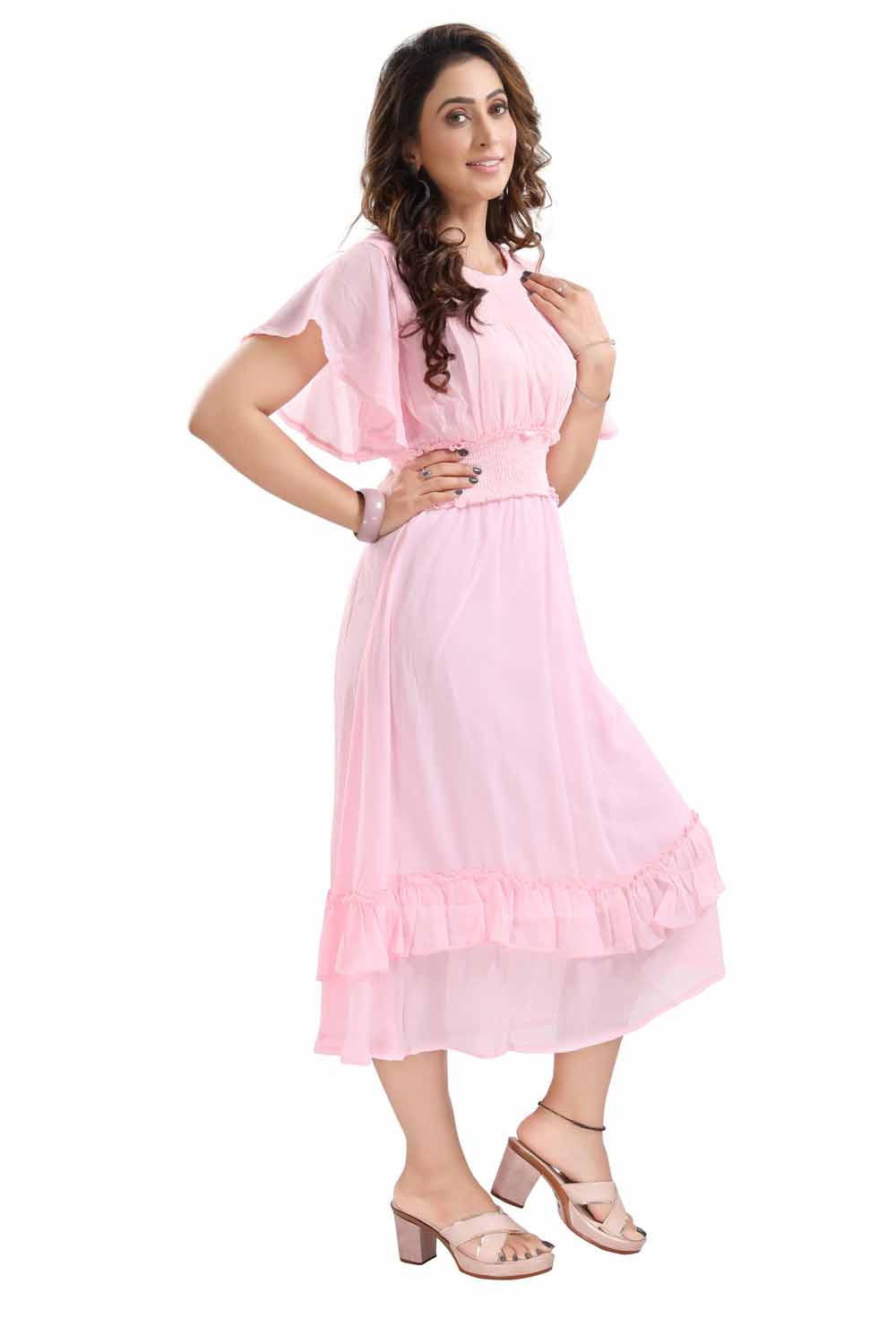 COACH Western Dress in Pink | Lyst