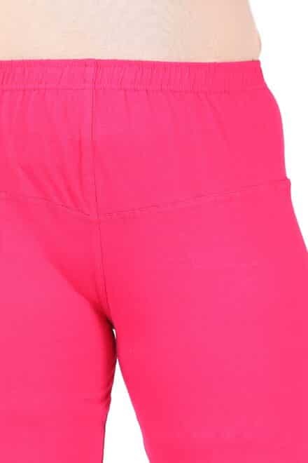 Rani Pink Cotton Churidar Leggings