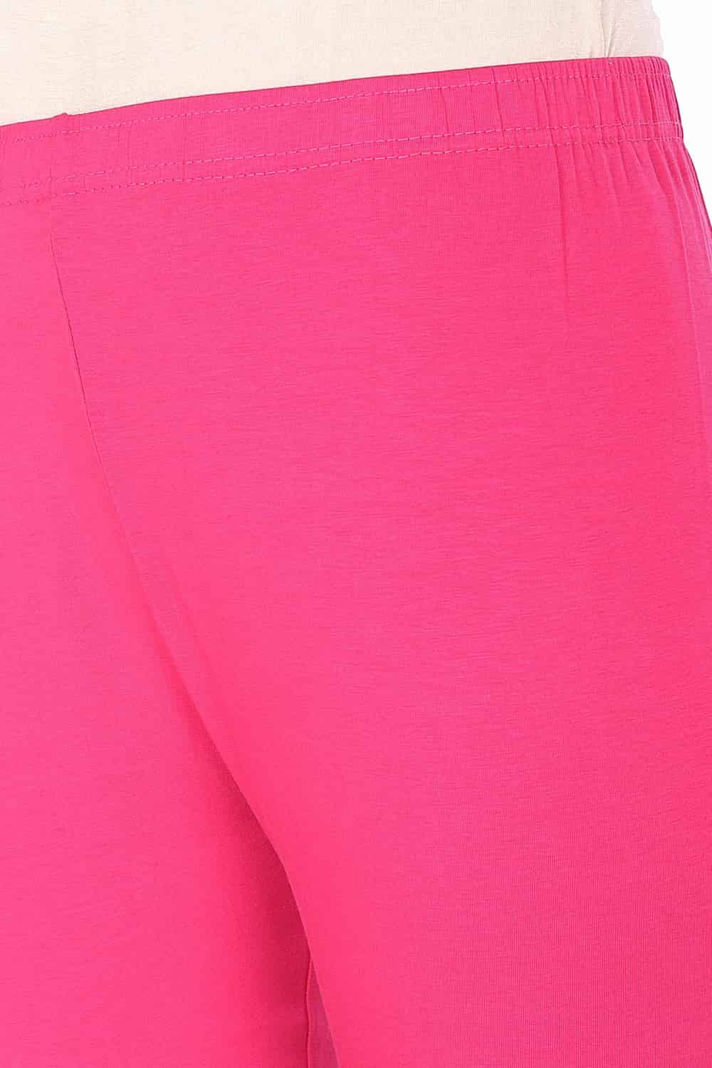 TWIN BIRDS Pink Ankle Length Leggings